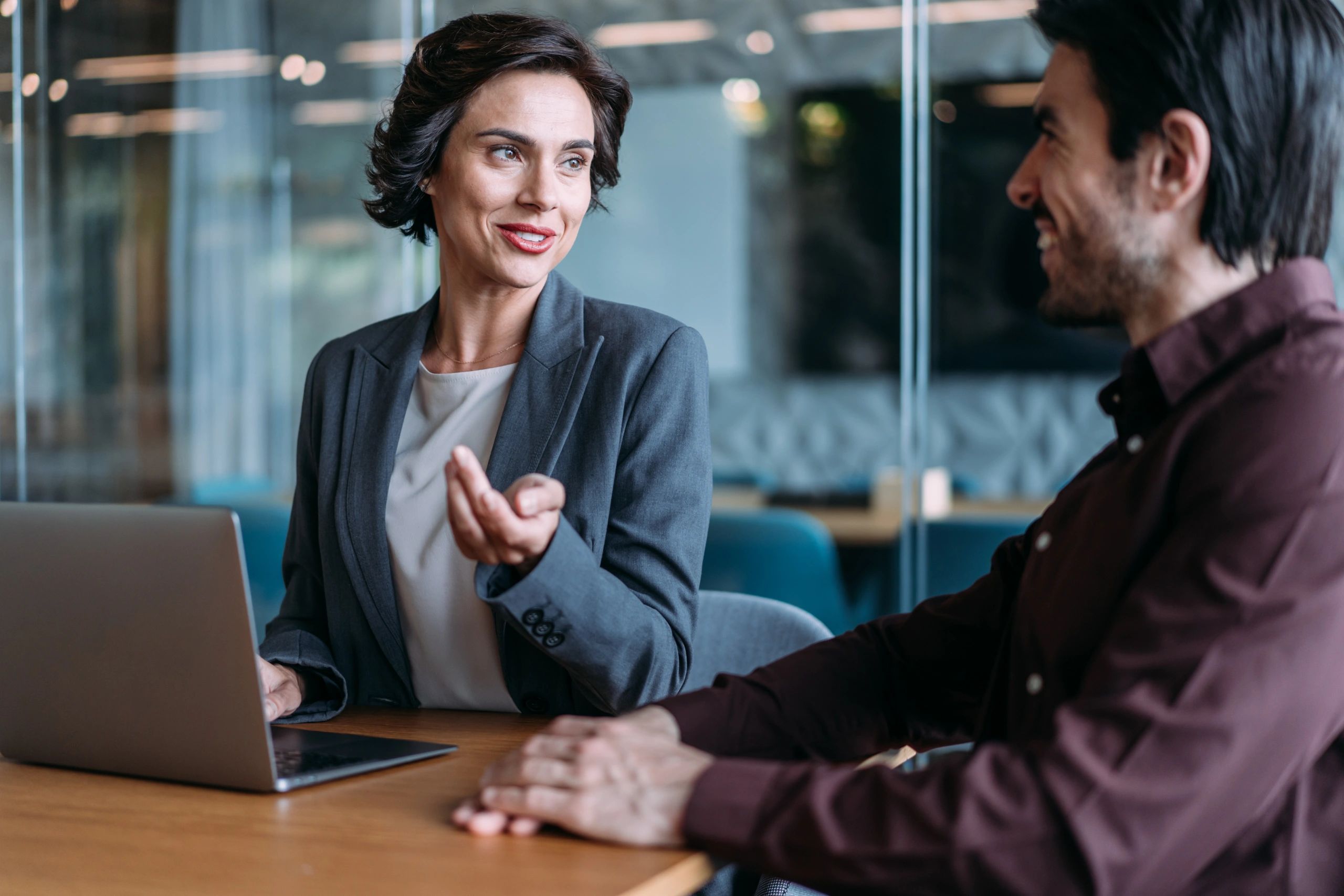 Professional business consulting team